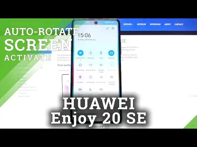 'Video thumbnail for How to Turn Off Rotate Screen on HUAWEI Enjoy 20 SE – Disable Rotate Screen'