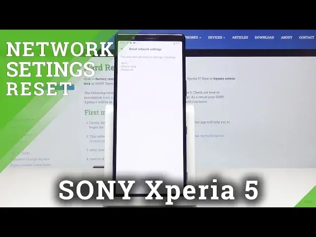 'Video thumbnail for How to Reset Network in SONY Xperia 5 – Restore Network Configuration'