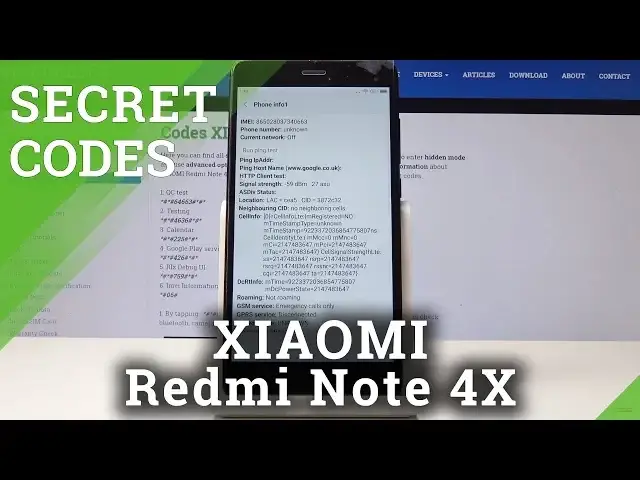 Video thumbnail for Secret Codes for XIAOMI Redmi Note 4X - Hidden Mode / Service Info