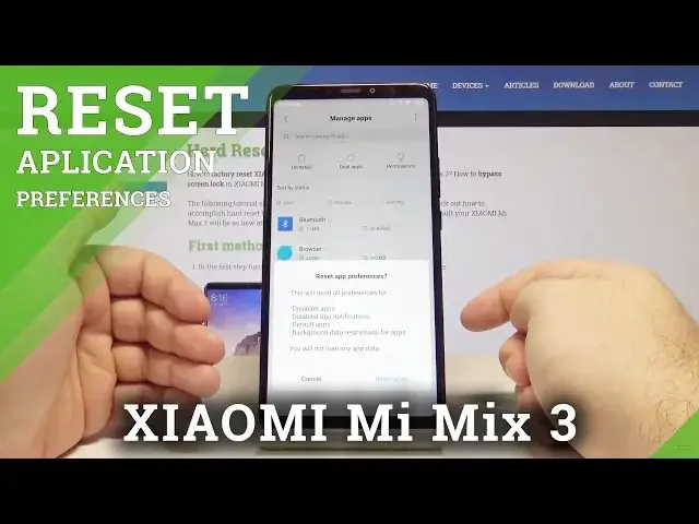 'Video thumbnail for How to Reset App Preferences in Xiaomi Mi Max 3 - Restore Default App Settings'
