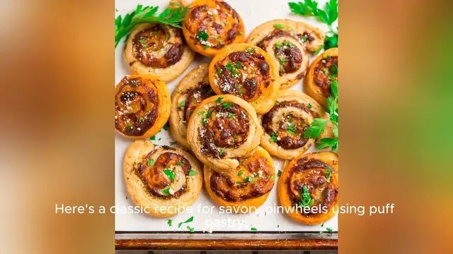 Video thumbnail for pinwheel recipe