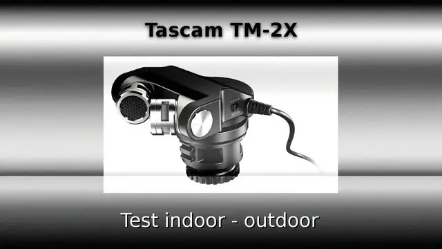 Video thumbnail for Test Tascam TM-2X Mikrofon für Atmoaufnahmen