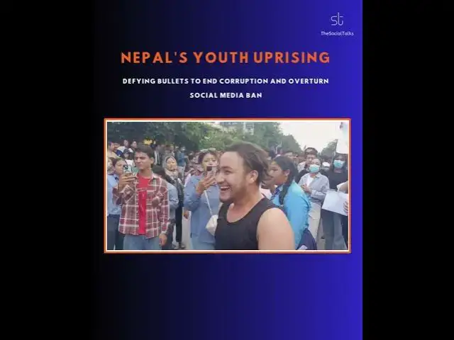 'Video thumbnail for Nepal's Youth Uprising: Defying Bullets to End Corruption and Overturn Social Media Ban #nepal'