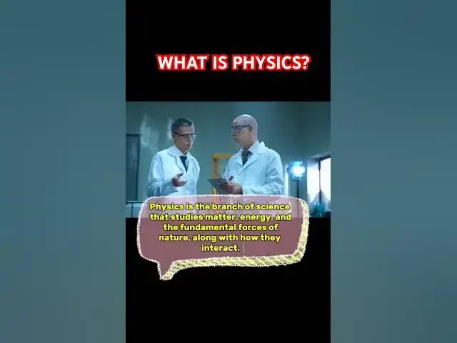 'Video thumbnail for What is physics? #physics #explorephysics #physicsconcept #physicswallah'