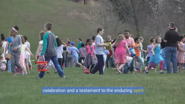 Video thumbnail for Egg Hunts Unite: The Heart of Community Easter Celebrations