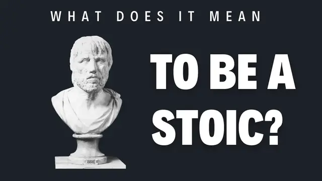Video thumbnail for What does it mean to be a stoic?