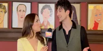 'Video thumbnail for Video: Elizabeth Gillies & Milo Manheim Have Found Their Groove in LITTLE SHOP OF HORRORS'