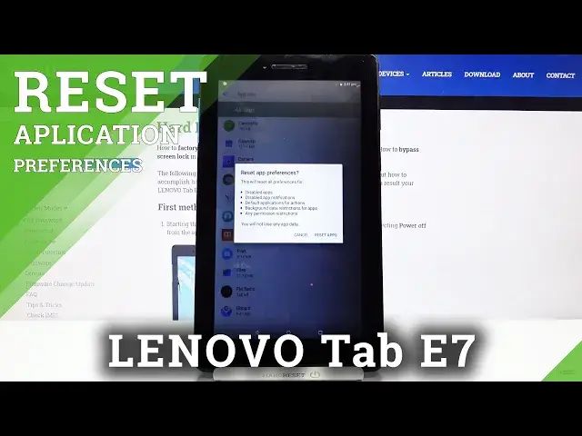 Video thumbnail for How to Reset App Preferences on LENOVO Tab E7 – Restore App Preferences