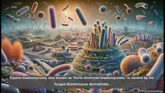 Video thumbnail for Equine blastomycosis in biology - meaning, definition and examples