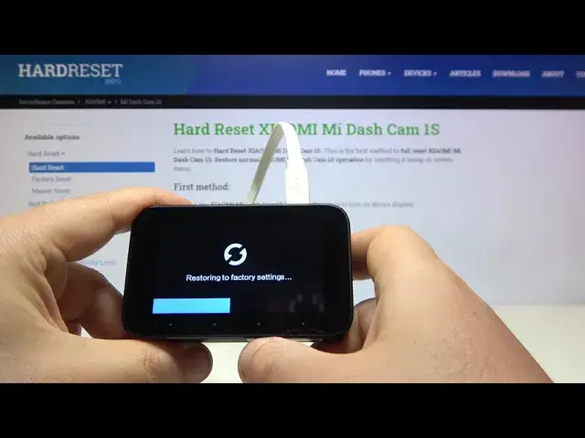 Video thumbnail for How to Factory Reset Xiaomi Mi Dash Cam 1S - Restore Factory Settings on Xiaomi Car Camcorder