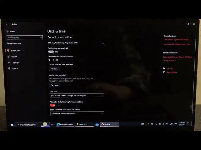 Video thumbnail for How To Change Date & Time Settings on Samsung Galaxy Book Pro?