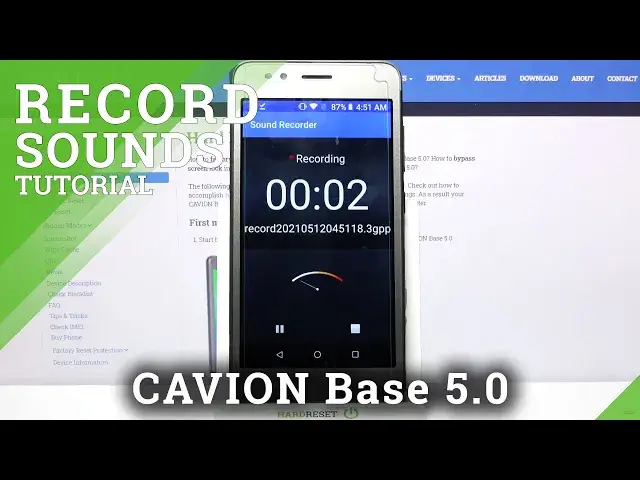 'Video thumbnail for How to Record Sounds – Voice Recorder Application on CAVION Base 5.0'