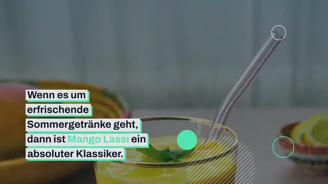 Video thumbnail for Orientalisches Mango Lassi Rezept