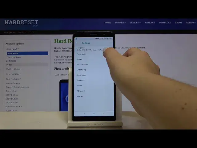 Video thumbnail for How to Change Keyboard Language on ALCATEL 1X - Reach Foreign Keyboard Letters