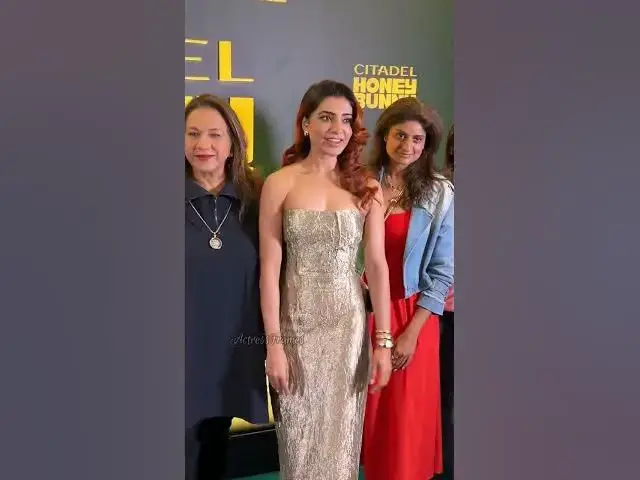 Video thumbnail for Samantha Ruth Prabhu at Citadel Hiney Bunny Premiere