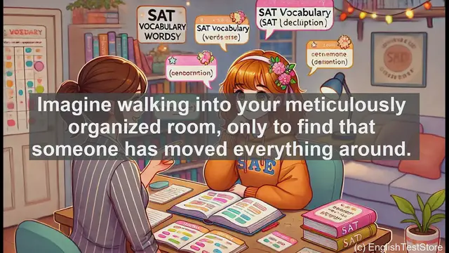 Video thumbnail for 5000 Must Know SAT Vocabulary - Disarrange: Unraveling Order and Boosting Your SAT Vocabulary