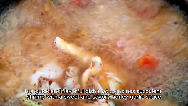 Video thumbnail for Honey Garlic Shrimp Stir-Fry