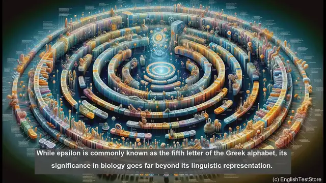 Video thumbnail for Epsilon in biology - meaning, definition and examples