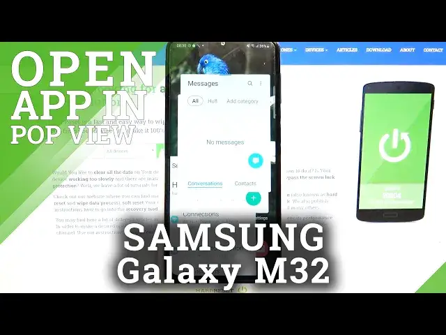 'Video thumbnail for How to Open Apps in Pop Up View on SAMSUNG Galaxy M32 – Set Windowed Mode'
