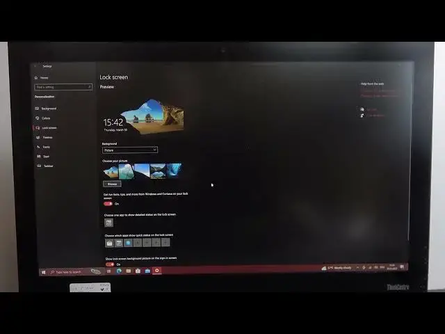 Video thumbnail for How To Change Lock Screen Wallpaper In LENOVO AIO M900Z