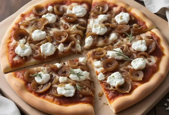 Video thumbnail for Caramelized Onion and Goat Cheese Pizza