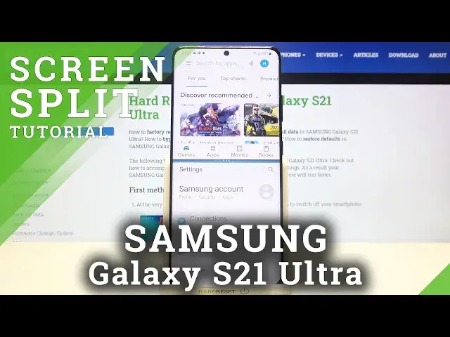 'Video thumbnail for How to Open Split Screen in Samsung Galaxy S21 Ultra?'