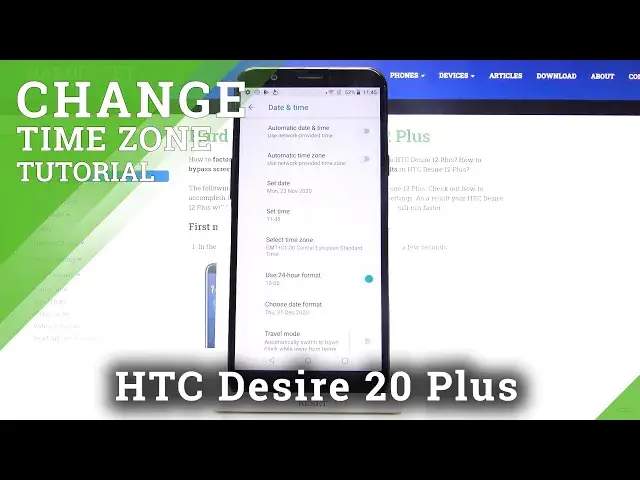 Video thumbnail for How to Set Up Date and Time on HTC Desire 12 Plus – Open Date and Time Settings