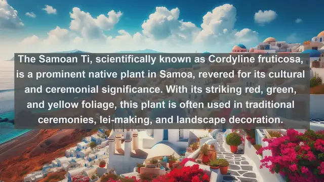 Video thumbnail for Discovering Samoa's Botanical Treasures: Top 10 Native Plants