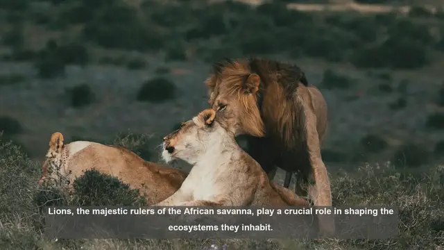 Video thumbnail for 10 Key Facts: How Lions Shape Prey Populations