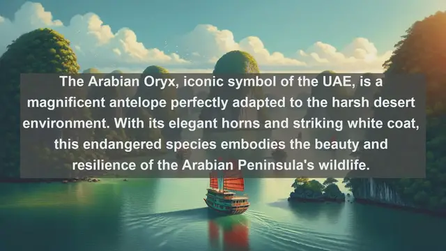 Video thumbnail for Discovering UAE's Natural Treasures: Top 10 Native Fauna