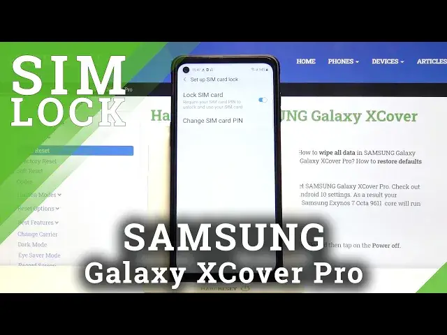 'Video thumbnail for SAMSUNG Galaxy XCover Pro - How to Add SIM-Lock & Protect Card by PIN'