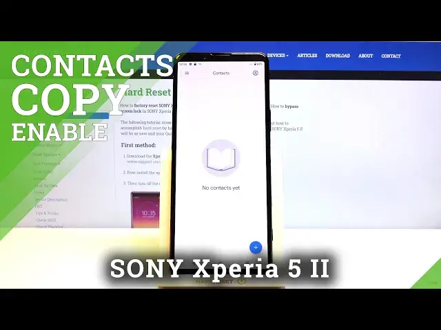 'Video thumbnail for How to Copy Contacts in SONY Xperia 5 II – Export Numbers'