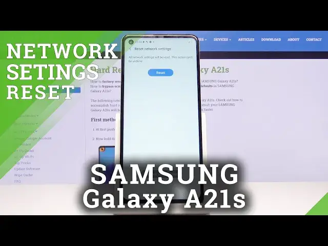 'Video thumbnail for How to Reset Network Settings in SAMSUNG Galaxy A21s – Fix Network'