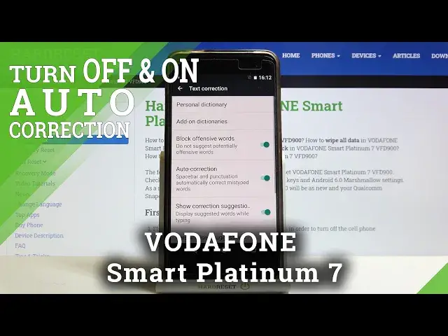 Video thumbnail for VODAFONE Smart Platinum 7 and Keyboard Features - Text Correction Options