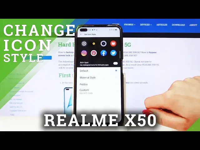 'Video thumbnail for How to Change Style of Icons in Realme X50 5G – Set Up Different Icon Look'