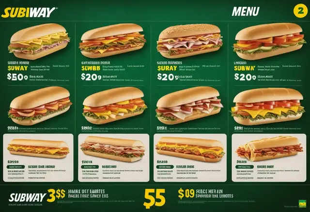 Video thumbnail for Subway Menu Price