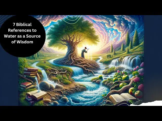 Video thumbnail for 7 Biblical References to Water as a Source of Wisdom
