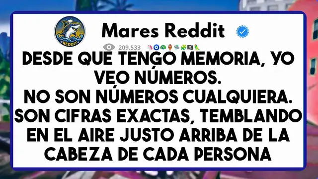 Video thumbnail for Desde que tengo memoria, yo veo números.