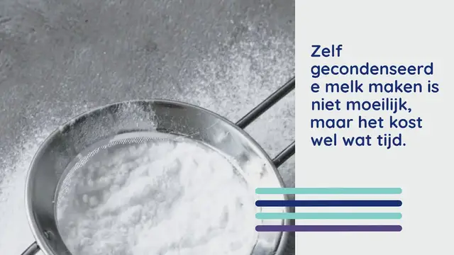 Video thumbnail for Gecondenseerde melk