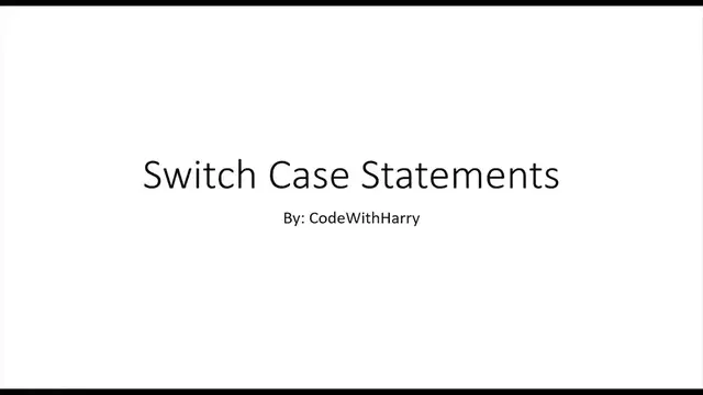 Video thumbnail for Switch Case Control Statements In C_ C Tutorial In Hindi #11