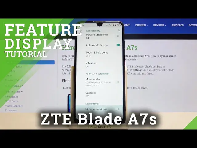 Video thumbnail for How to Activate High Contrast Text – Display Options on ZTE Blade A7s