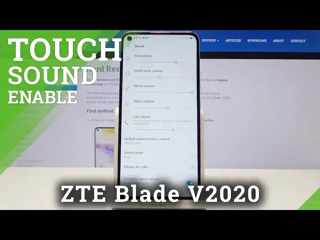 'Video thumbnail for How to Turn On / Off Touch Sounds in ZTE Blade v2020 – Find Additional Sound Settings'