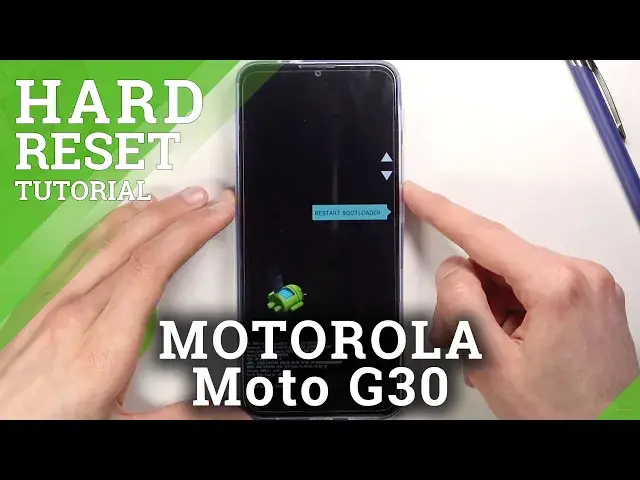 'Video thumbnail for HARD RESET MOTOROLA Moto G30 – Wipe Data / Erase Everything / Bypass Pattern Lock'