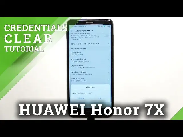 Video thumbnail for How to Clear Credentials on HONOR 7X – Remove All Licenses