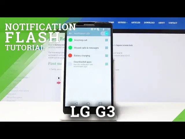 Video thumbnail for How to Activate LED Notifications in LG G3 - Flash Notifications
