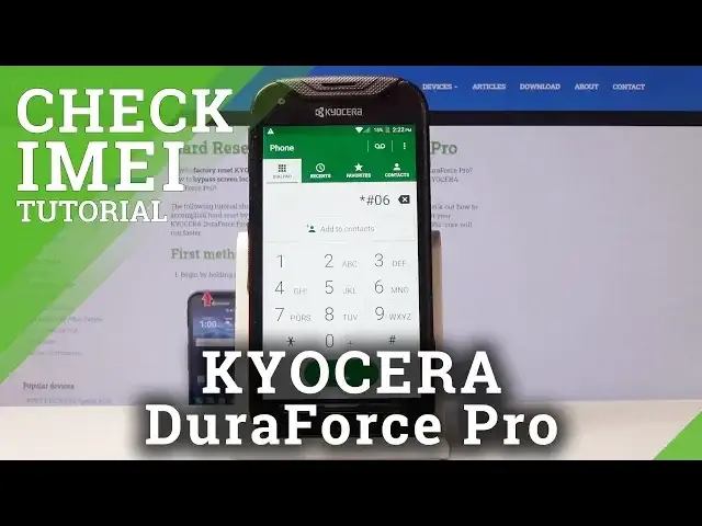 Video thumbnail for How to See IMEI and Serial Number on KYOCERA DuraForce Pro - Check IMEI & Serial Number