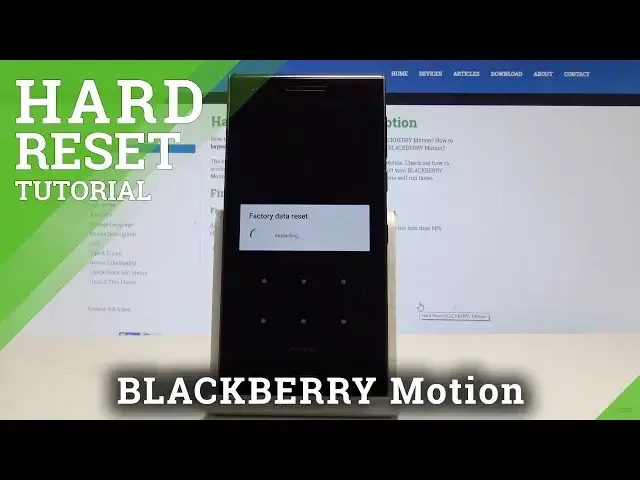 'Video thumbnail for How to Hard Reset BLACKBERRY Motion - Bypass Screen Lock / Delete Data'