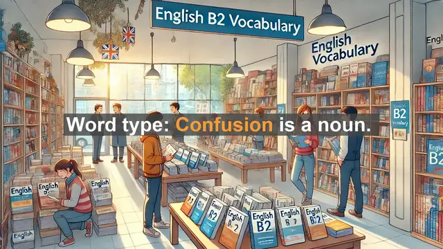 Video thumbnail for 1500 Must Know CEFR B2 Vocabulary - Understanding Confusion: A Look at Its Meaning and Usage