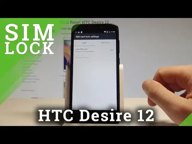 'Video thumbnail for How to Set Up SIM Lock on HTC Desire 12 - Activate / Deactivate PIN |HardReset.Info'