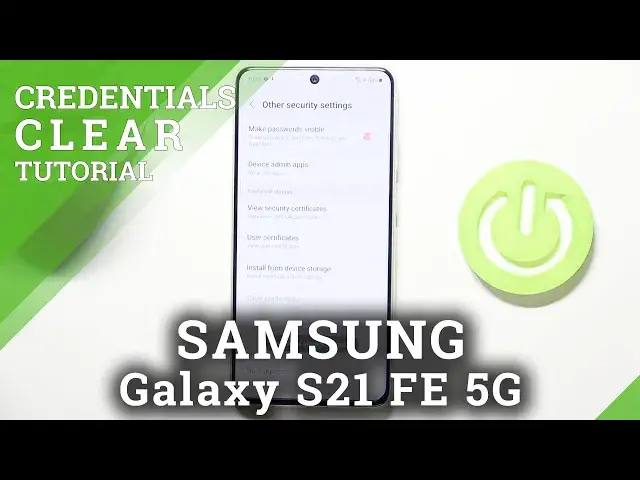 'Video thumbnail for How to Clear Credentials on SAMSUNG Galaxy S21 FE 5G - Erase Certificates'